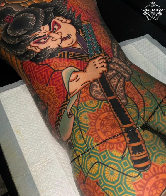 Hình Xăm Nhật Cổ Chi Tiết